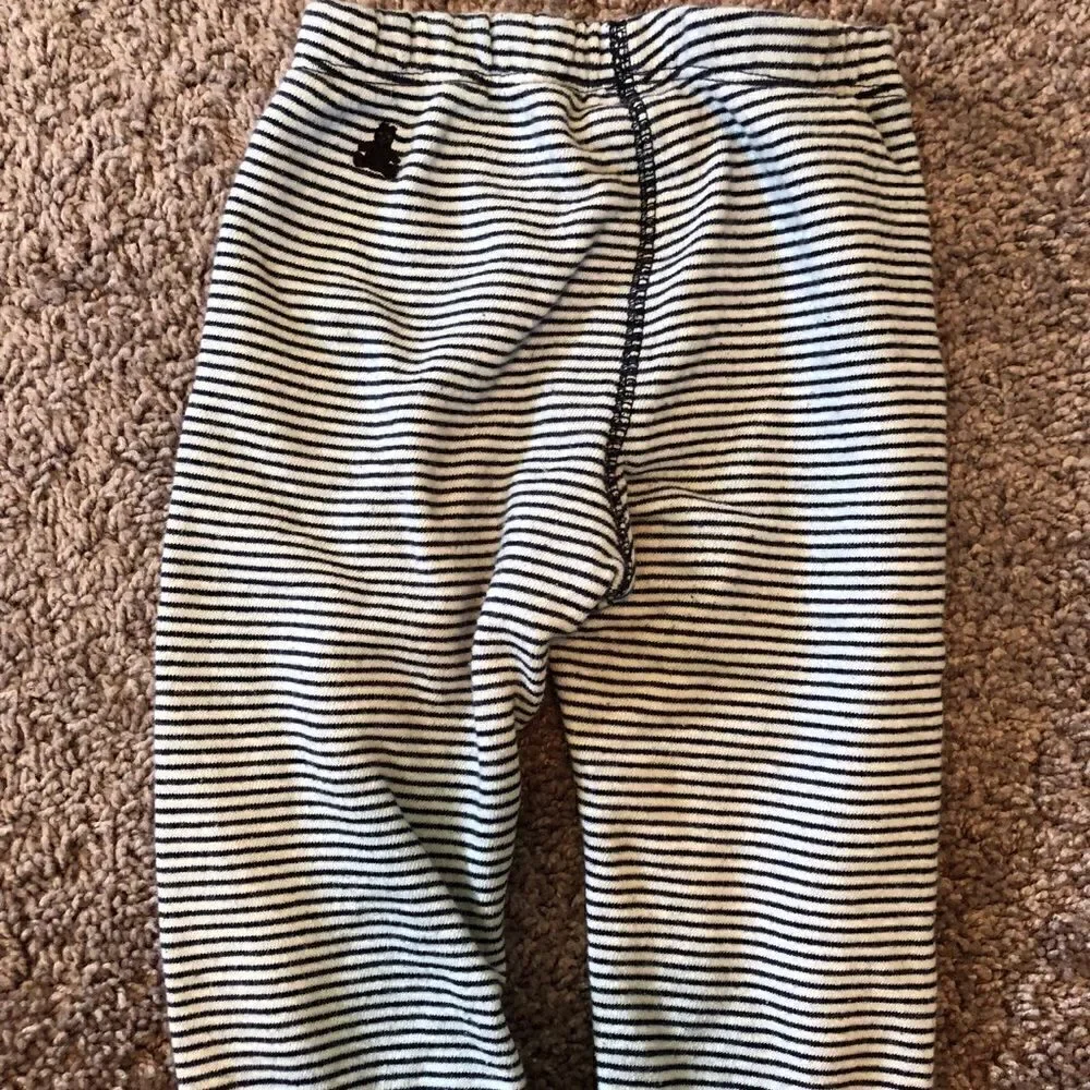 Gap striped sweat pants 18-24mo GUC